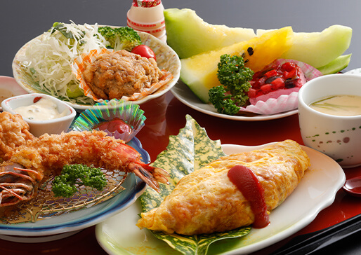 夕食